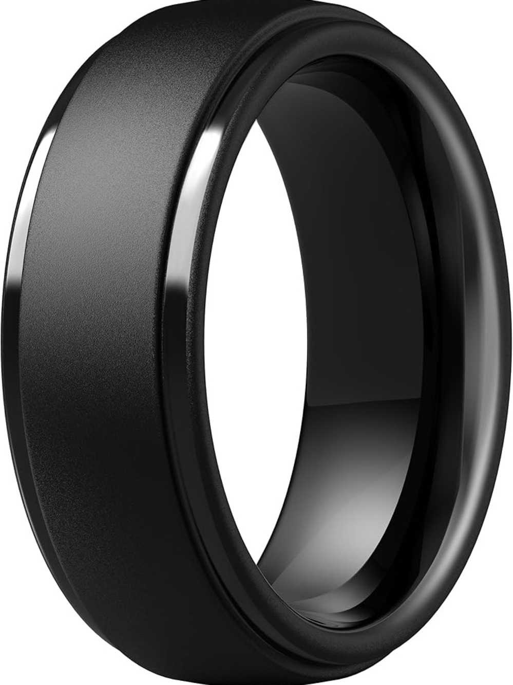 Men’s Black Ring Wedding Replacement Ring size 9.5 - 10 new